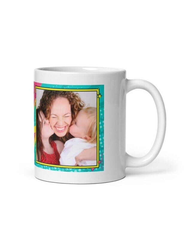 TAZA SUPER MAMA PERSONALIZADA