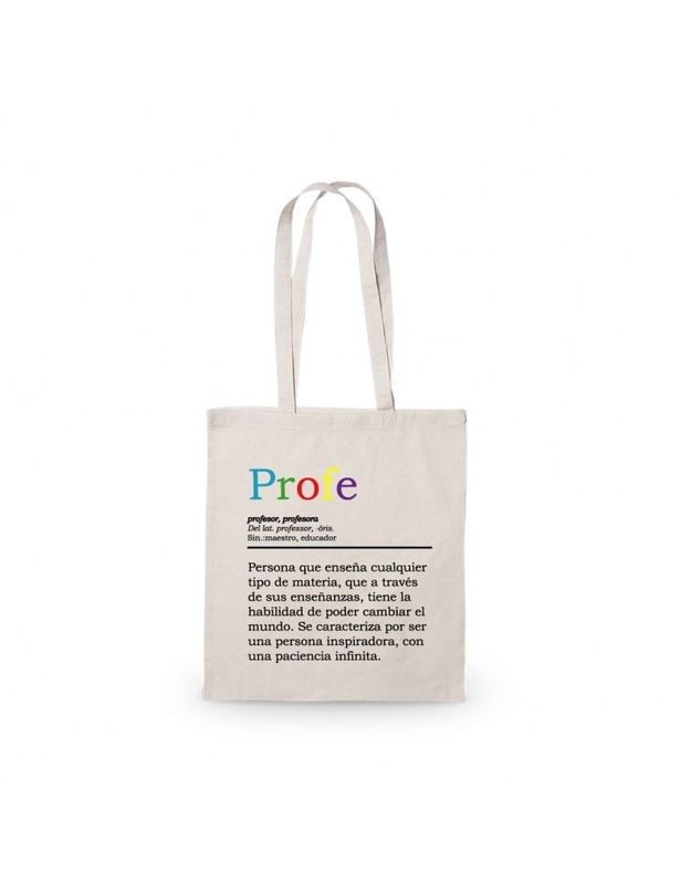 BOLSA TOTE BAG PROFE DEFINICION