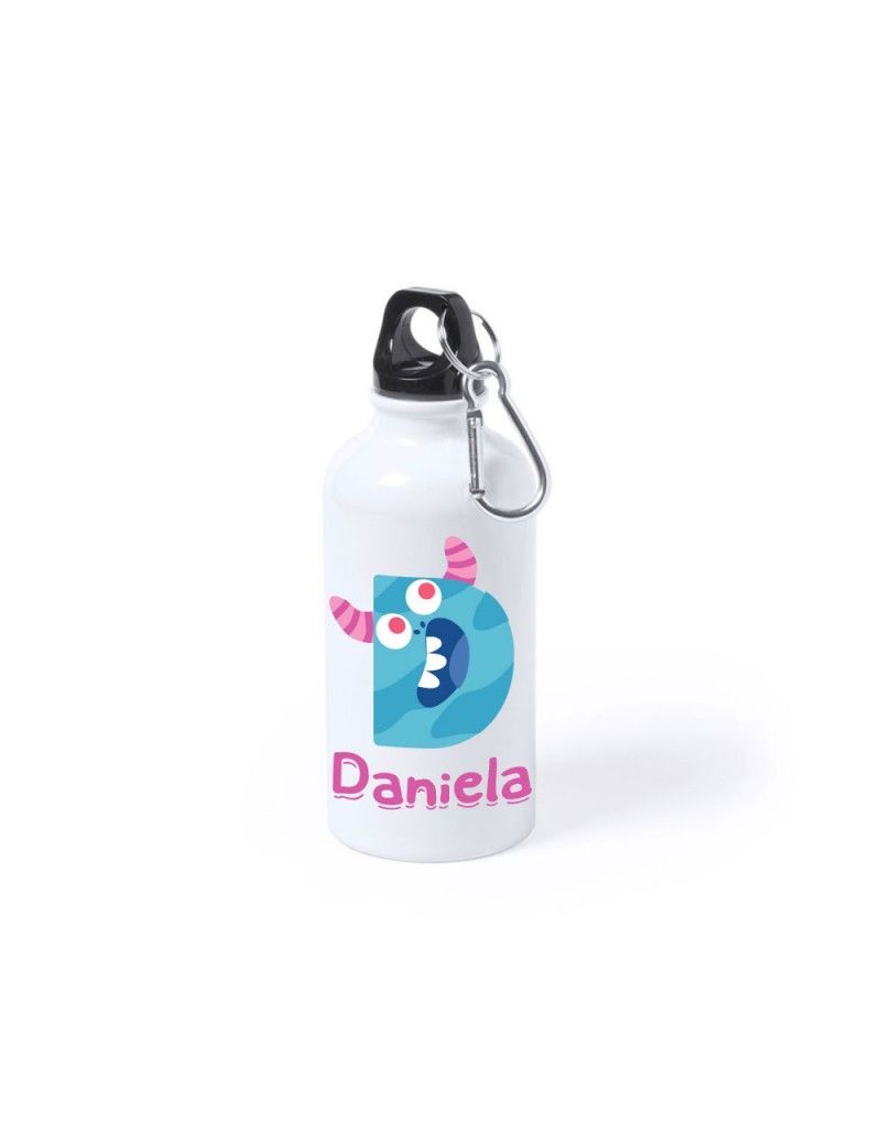 BOTELLA 400 ML PERSONALIZADA INICIAL MONSTRUO