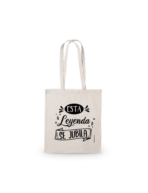 BOLSA ALGODON ESTA LEYENDA SE JUBILA