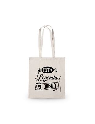 BOLSA ALGODON ESTA LEYENDA SE JUBILA