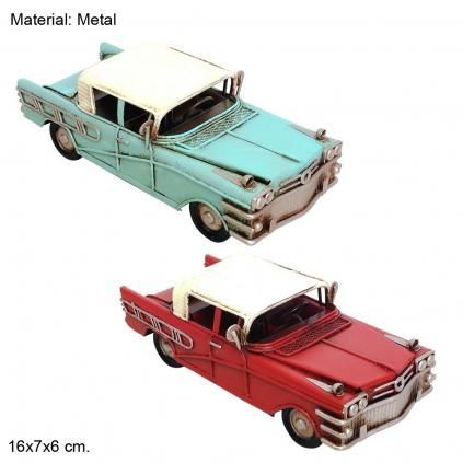 FIGURA METAL COCHE CLASICO