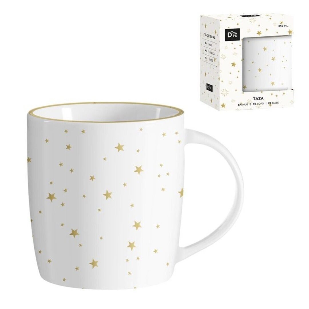 MUG ESTRELLAS ORO