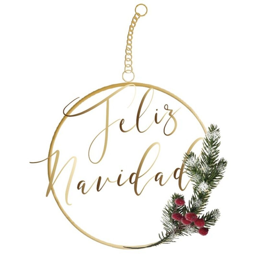 DECORACION PARED LED FELIZ NAVIDAD