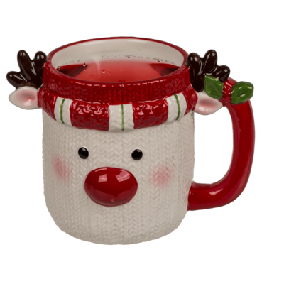 TAZA PAPA NOEL Y RENO, Modelo: Reno