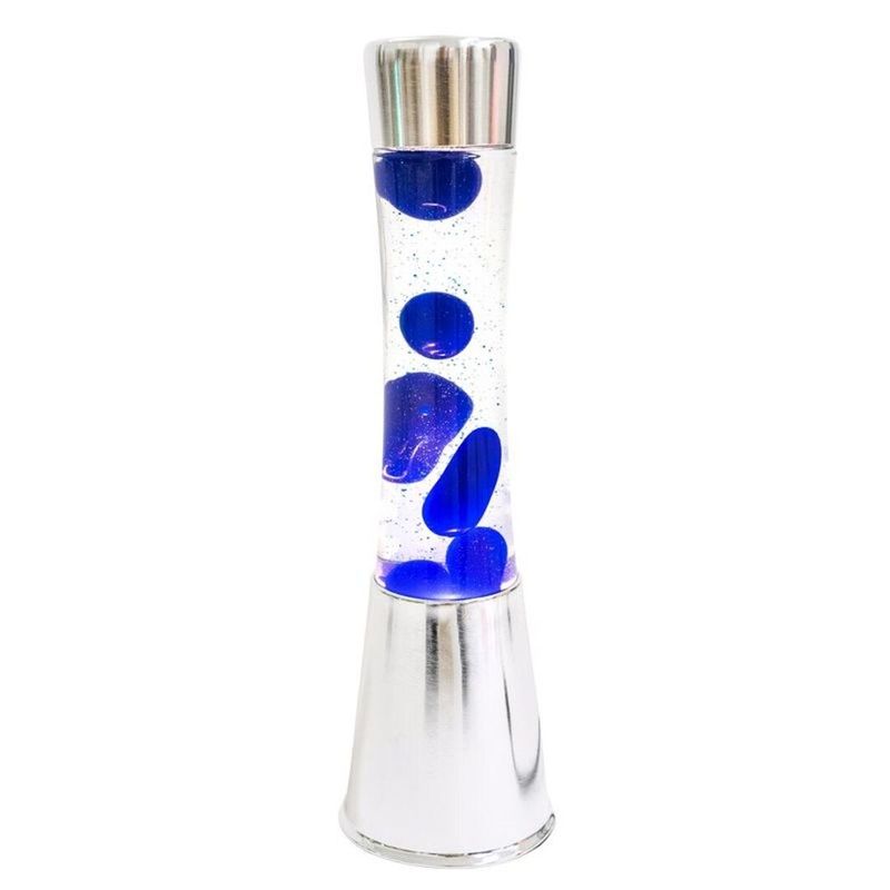 LAMPARA DE LAVA AZUL