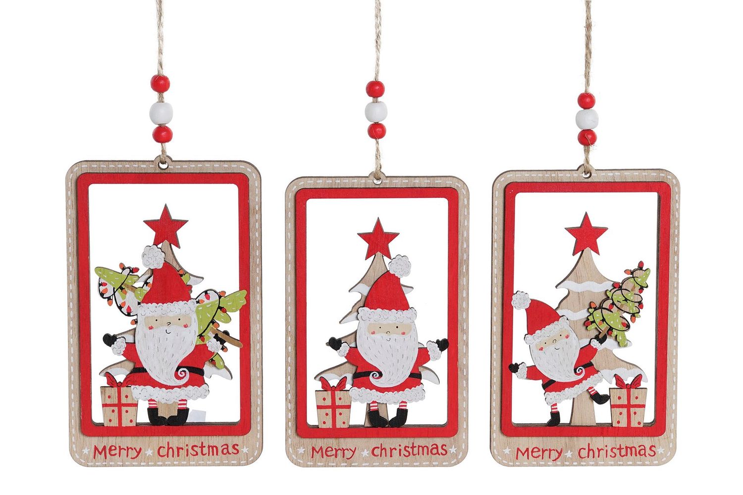 DECORACION COLGANTE MDF NOEL