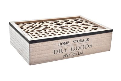 CAJA MADERA MARRON
