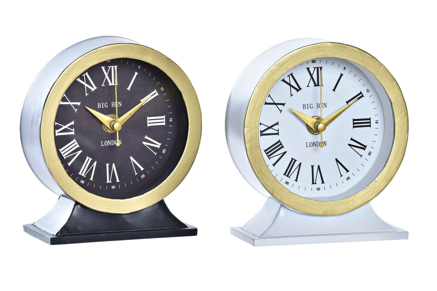 RELOJ SOBREMESA HIERRO MDF
