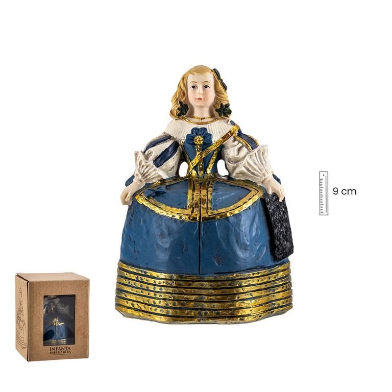 MENINA INFANTA MARGARITA AZUL