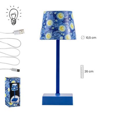 LAMPARA BATERIA RECARGABLE NOCHE ESTRELLADA