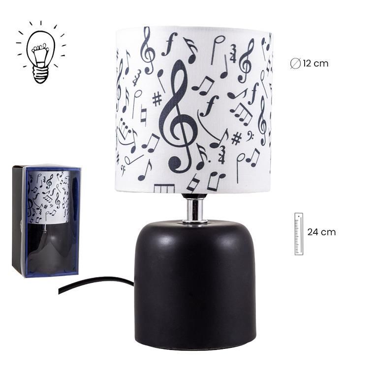 LAMPARA CERAMICA MUSICA