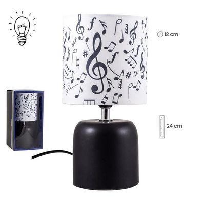 LAMPARA CERAMICA MUSICA