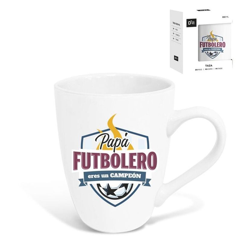 TAZA MUG PAPA FUTBOLERO