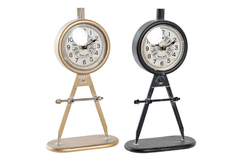 RELOJ SOBREMESA HIERRO COMPAS