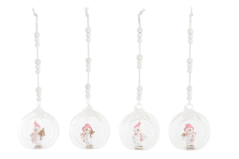 FIGURA RESINA CRISTAL MUÑECO DE NIEVE FIGURA RESINA CRISTAL MUÑECO DE NIEVE