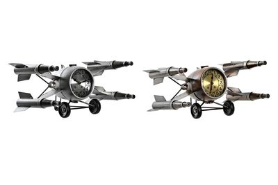 RELOJ SOBREMESA HIERRO NAVE RELOJ SOBREMESA HIERRO NAVE