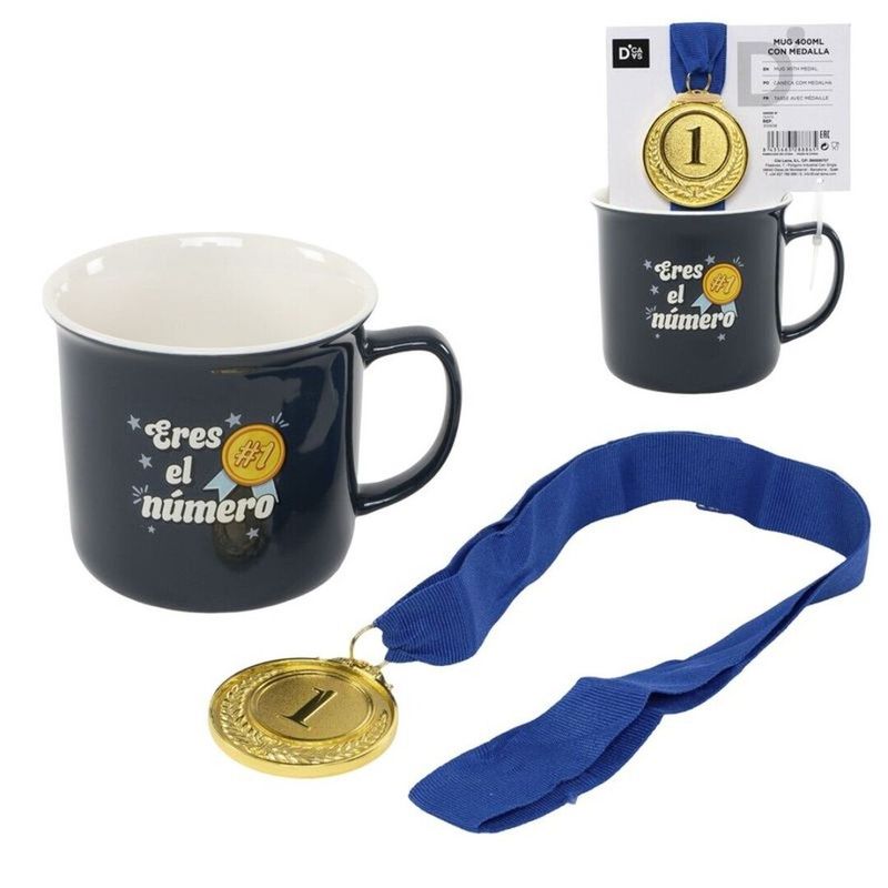 MUG CON MEDALLA NUMERO 1 MUG CON MEDALLA NUMERO 1