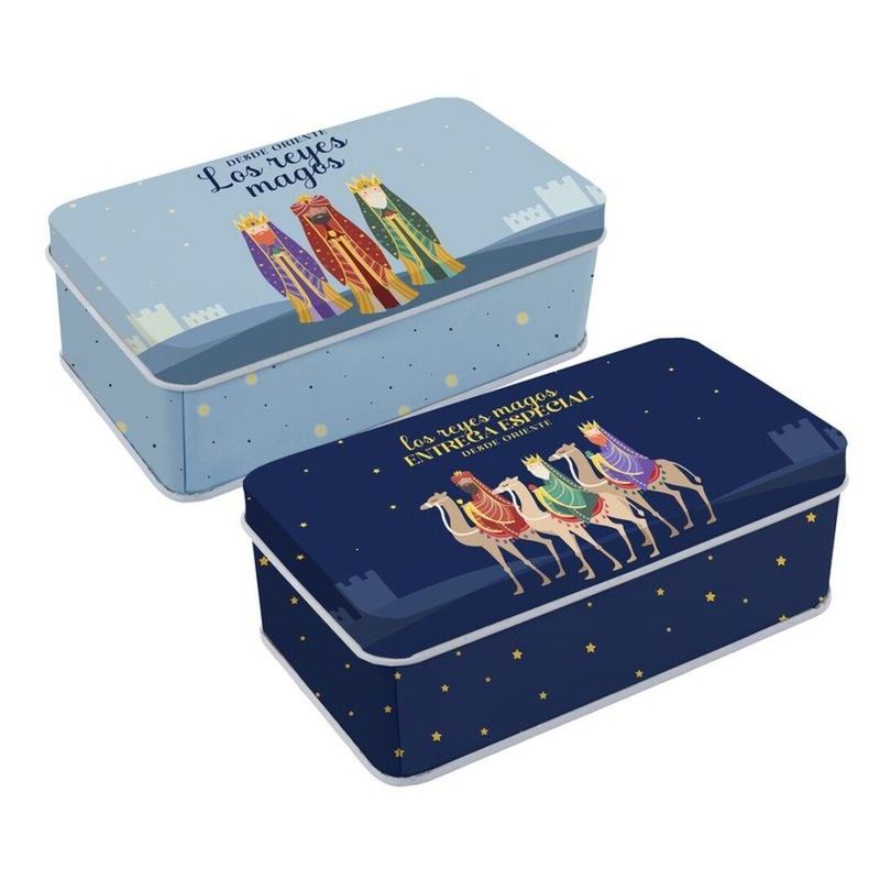 CAJITA METAL REYES MAGOS CAJITA METAL REYES MAGOS