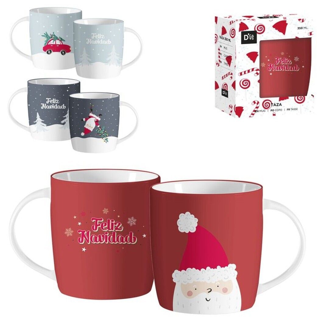 MUG PAPA NOEL, Color: Roja