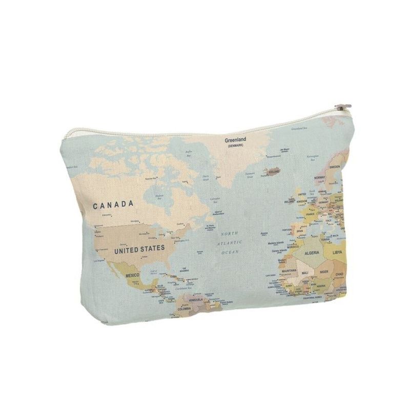 NECESER ALGODON MAPAMUNDI NECESER ALGODON MAPAMUNDI