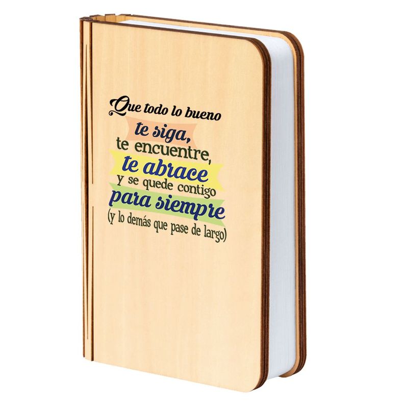 LAMPARA LIBRO QUE TODO LO BUENO LAMPARA LIBRO QUE TODO LO BUENO