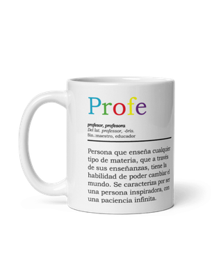 TAZA DEFINICION PROFE