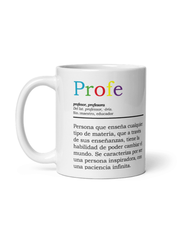 TAZA DEFINICION PROFE