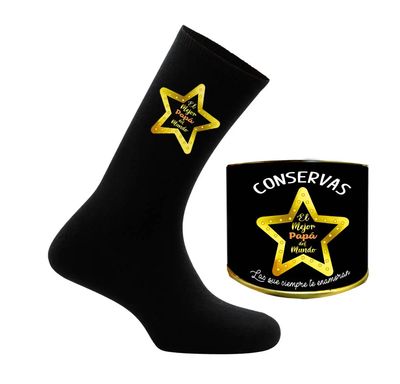 LATA CONSERVAS CALCETINES EL MEJOR ABUELO