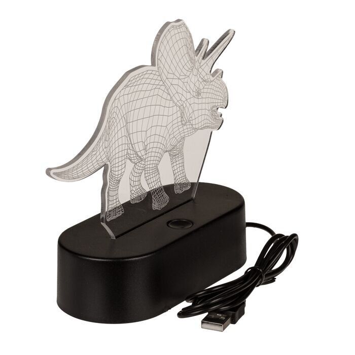 LAMPARA 3D TRICERATORS LAMPARA 3D TRICERATORS