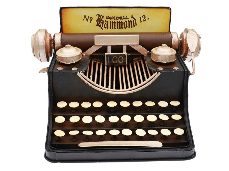 MAQUINA ESCRIBIR RETRO METAL MAQUINA ESCRIBIR RETRO METAL