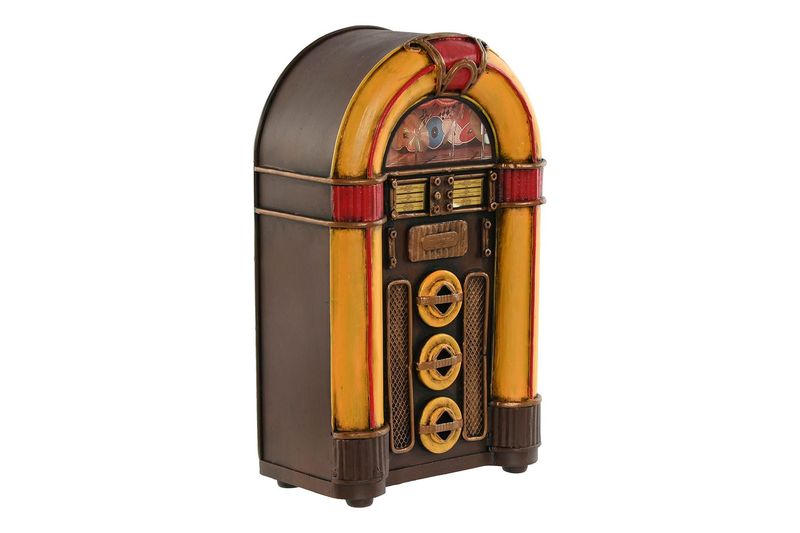 DECORACION METAL RADIO JUKEBOX
