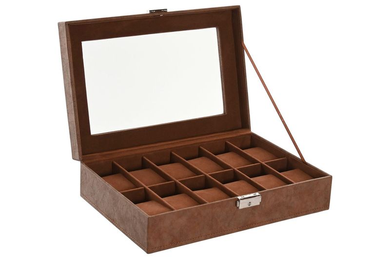 JOYERO RELOJERO 12 MARRON