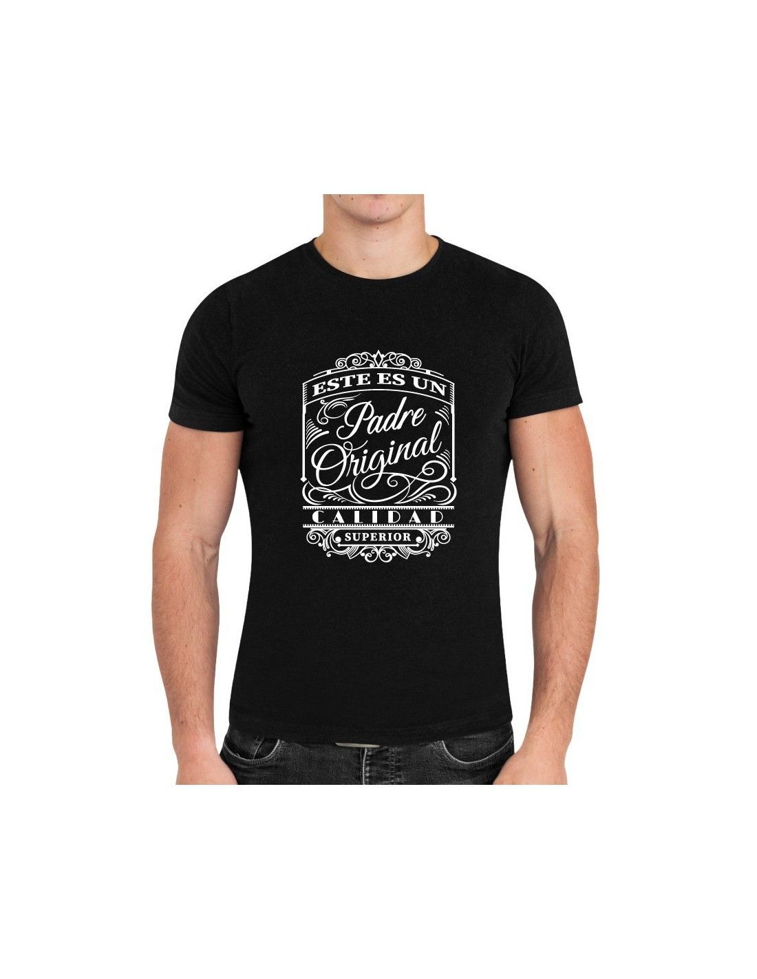 CAMISETA PADRE ORIGINAL NEGRA