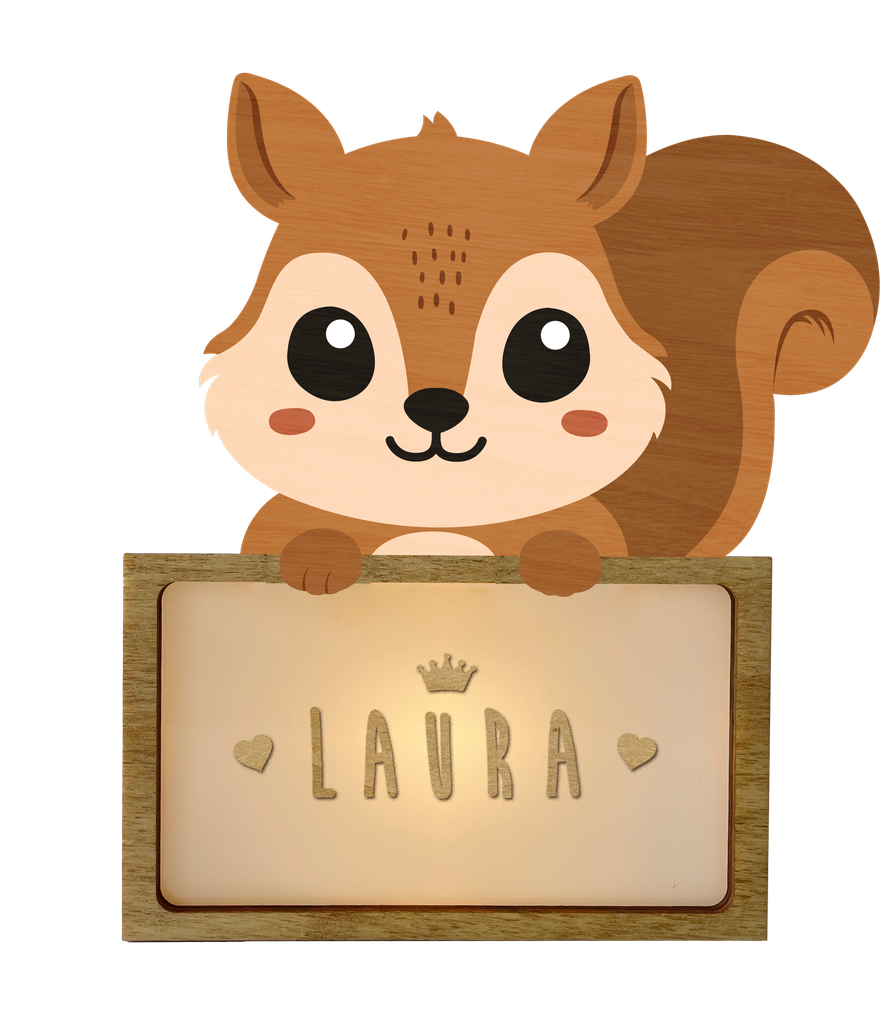 LAMPARA SOBREMESA ARDILLA