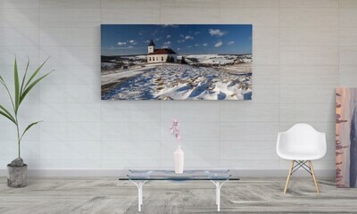 Krušné hory - ZIMA,  800 motivů, panorama, 200 x 100 cm - Stadur deska 10 mm, foto dle vlastního výběru