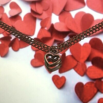 I heart you necklace