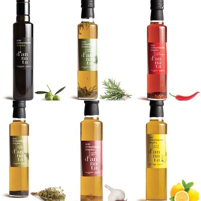 Condimento a base di olio extravergine di oliva aromatizzato