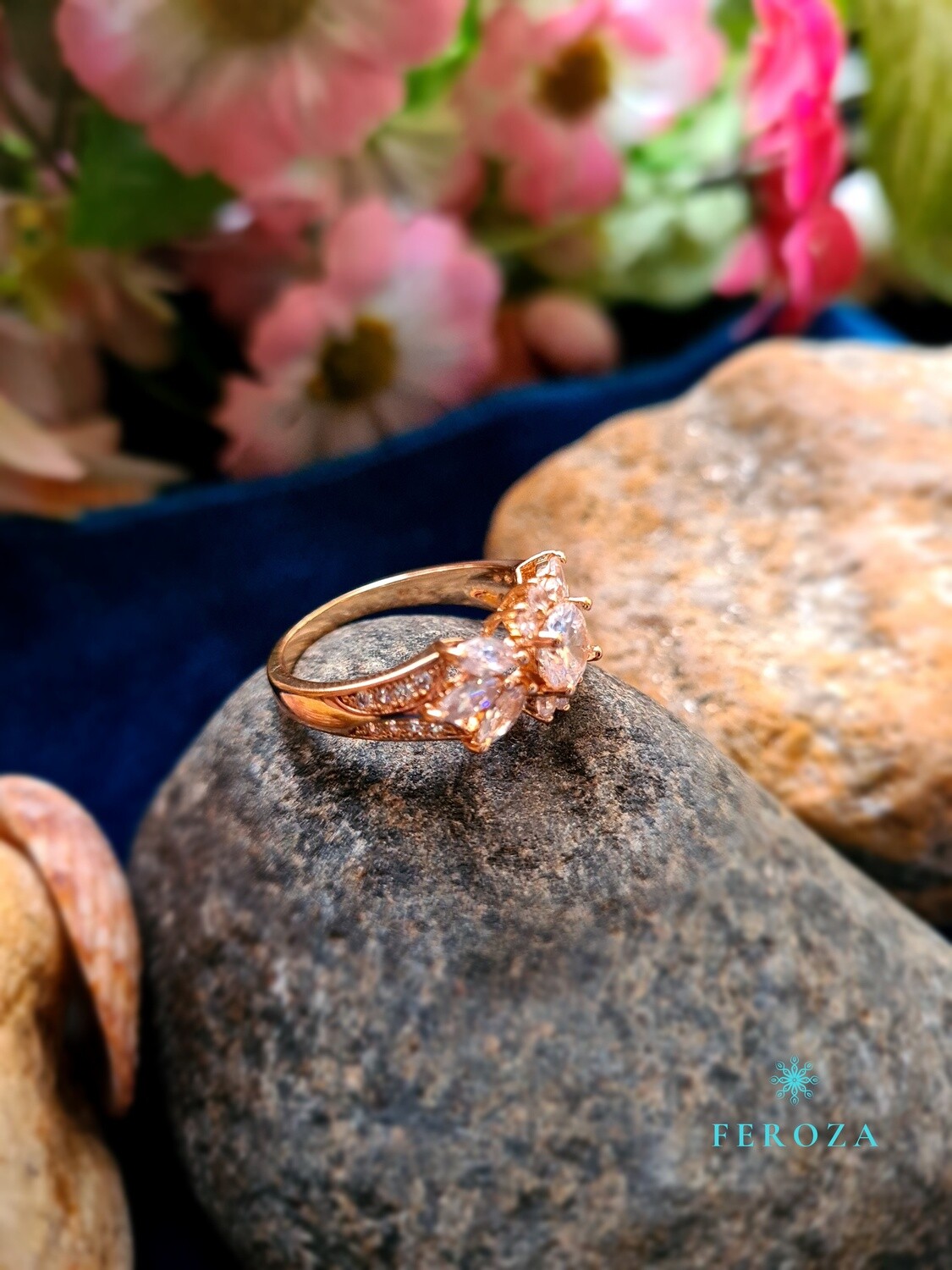 Modern Classic Trillion Ring