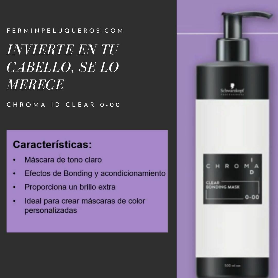 Schwarzkopf Mascarilla Chroma ID Bonding Color Nitido 500ml Schwarzkopf Mascarilla Chroma ID Bonding Color Nitido 500ml