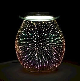 Star Effect Light-up Electric Oil Burner and wax burner 