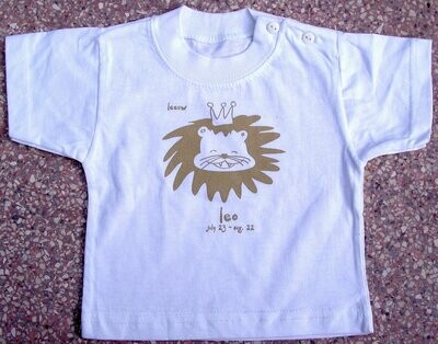 Baby t-shirt Leeuw