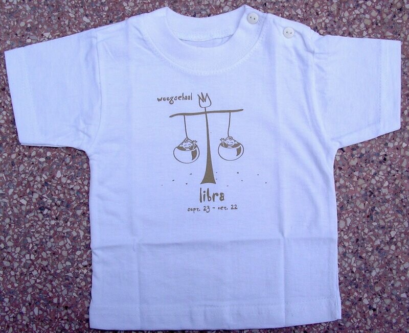 Baby t-shirt Weegschaal