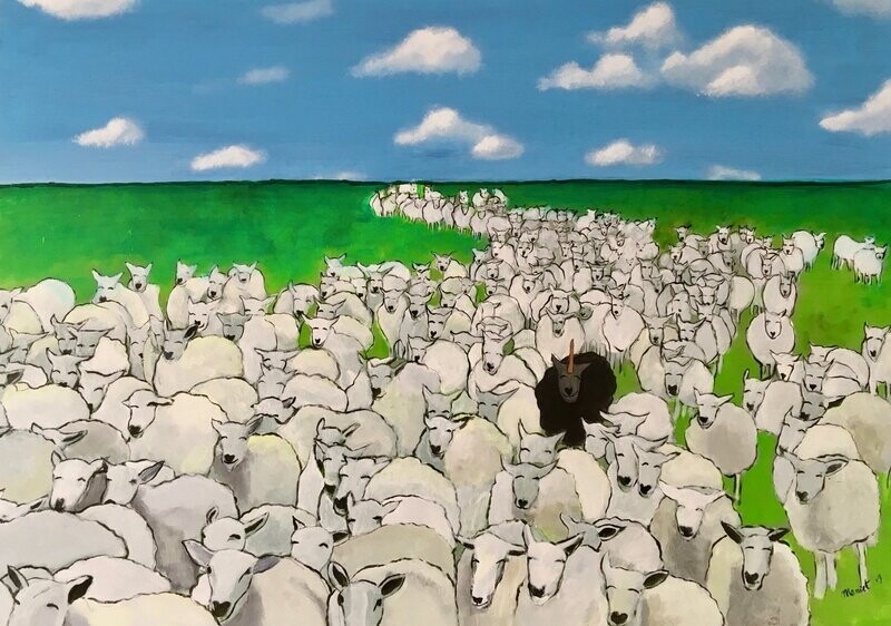 Most Black Sheep are Unichorns