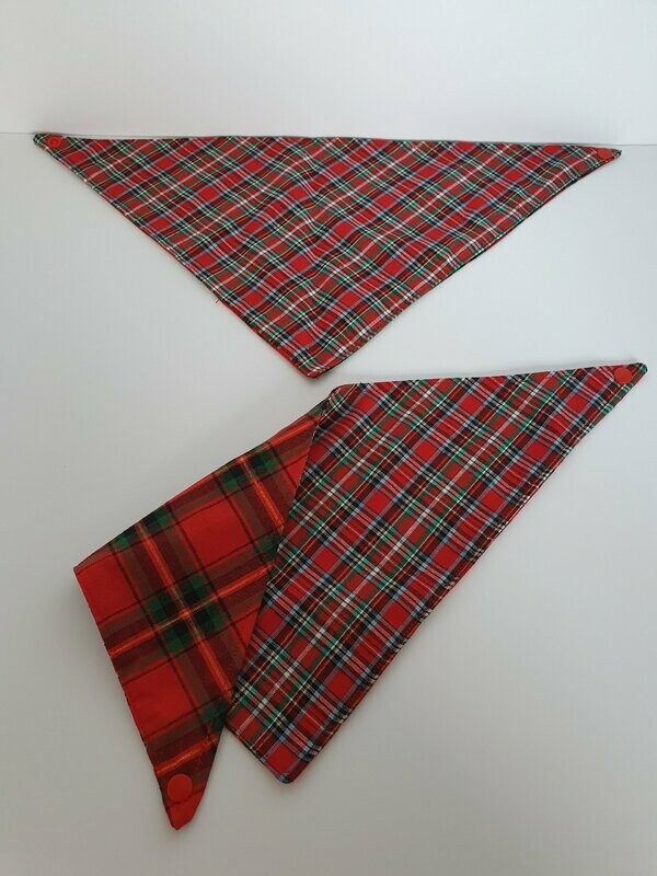 Tartan Print Cotton - 18" Neck