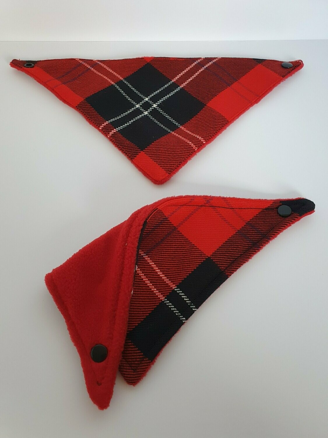 Tartan Cotton Print - Fleece Lined - 16" and 17" Neck