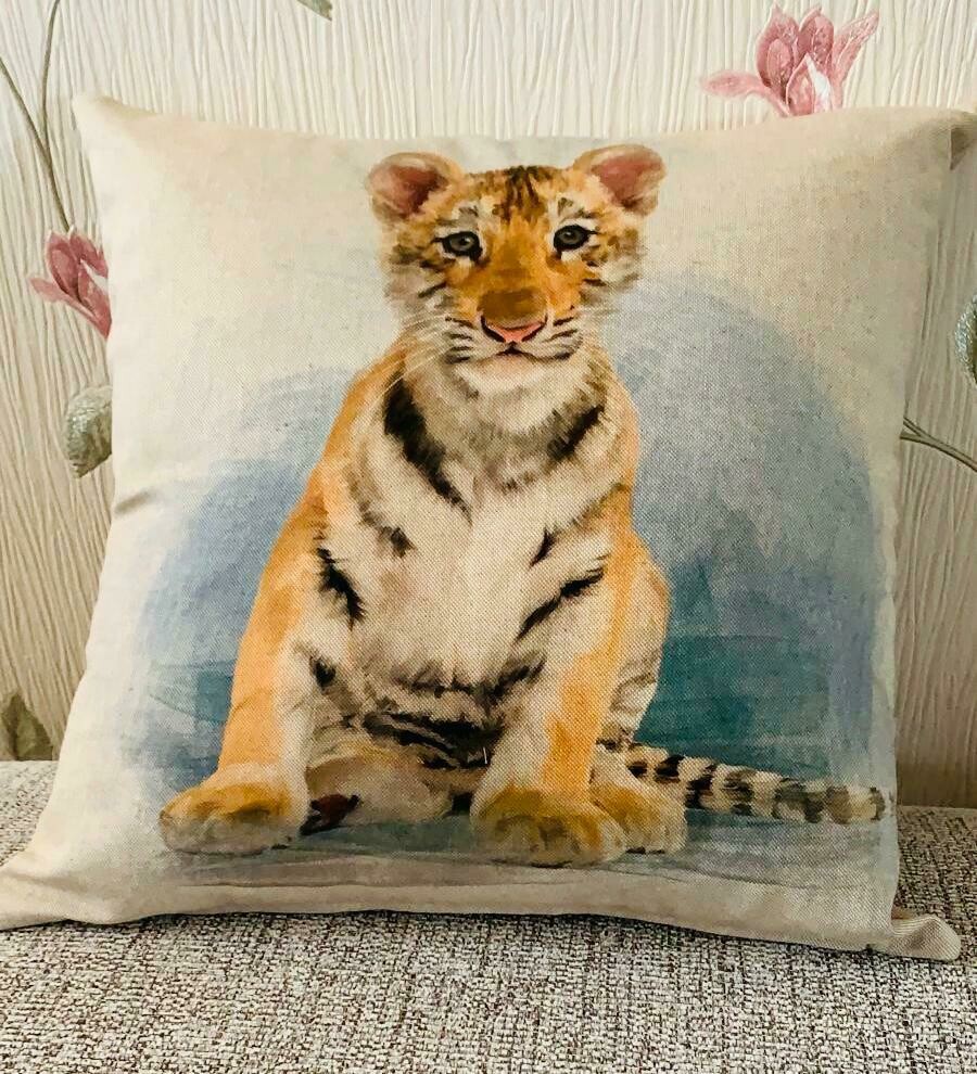 Tiger Cub Cushion