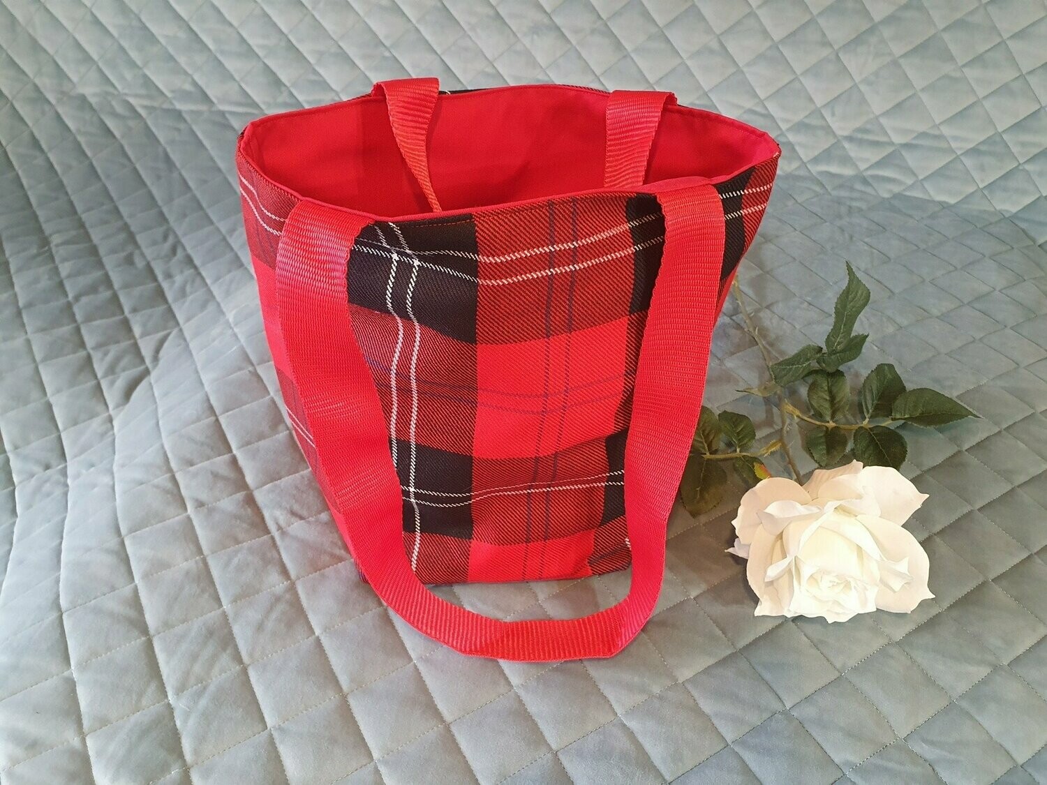 Red Tartan Bag