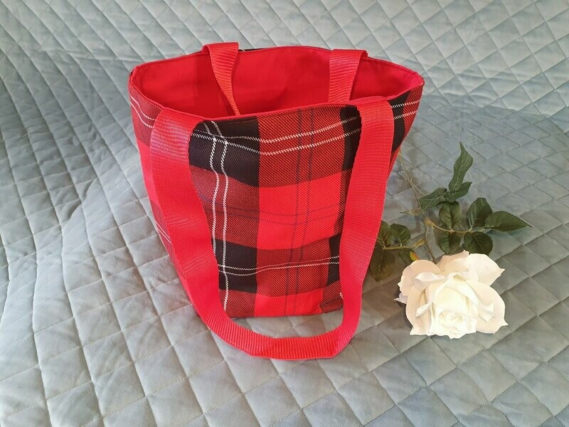 Red Tartan Bag