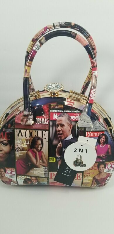 OBAMAS ELEGANT HANDBAG CLR